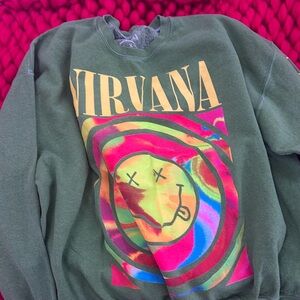 urban outfitters nirvana hoodie size s/m